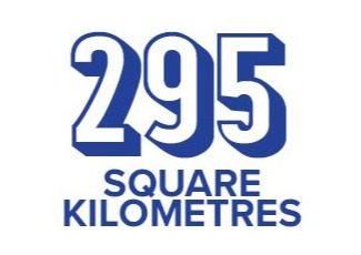 295 square kilometer community image